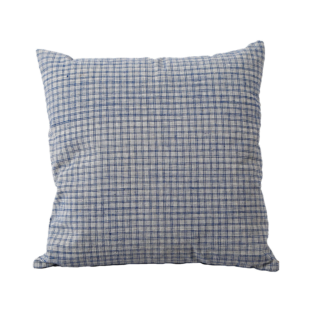 Vintage Homespun Pillowcase Light Blue