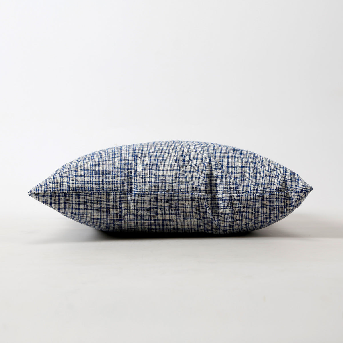 Vintage Homespun Pillowcase Light Blue