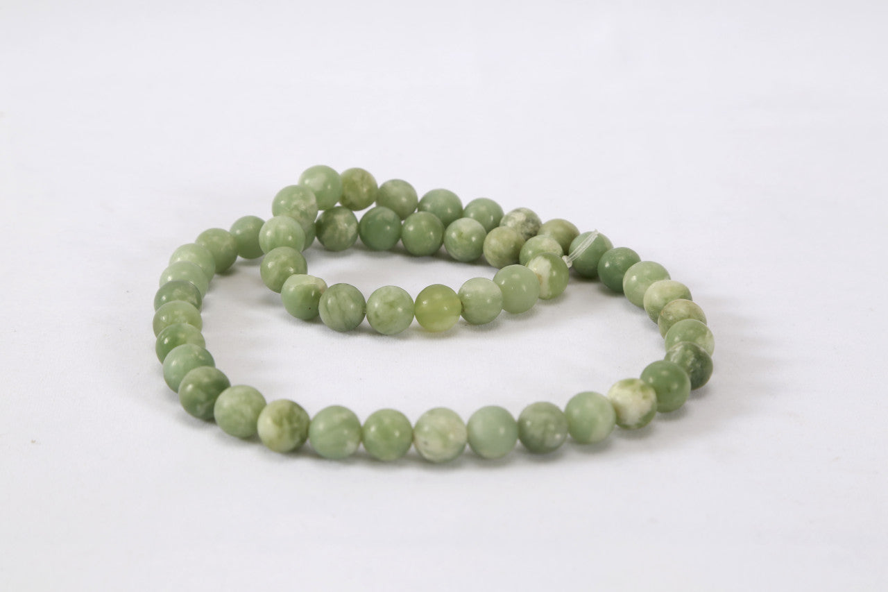 Decorative Green Jade Bead Strand image