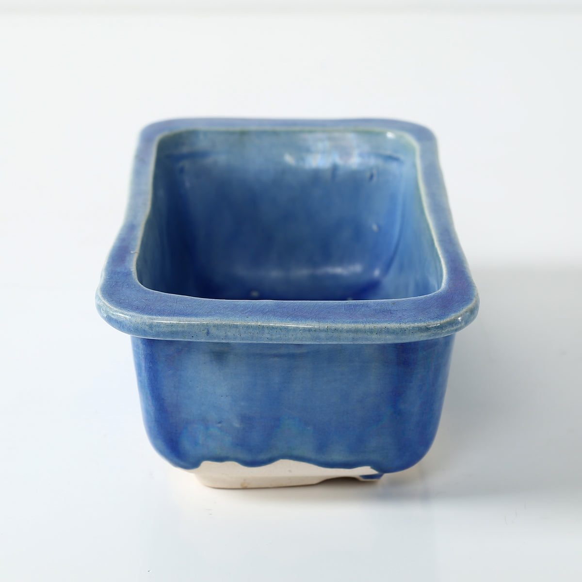 Approx. 8 Inches Long Green-Blue Decorative Rectangle Bowl