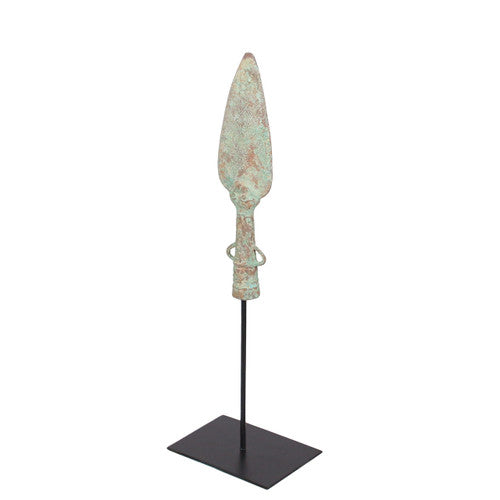 Bronze Spearhead On Iron Base image 2