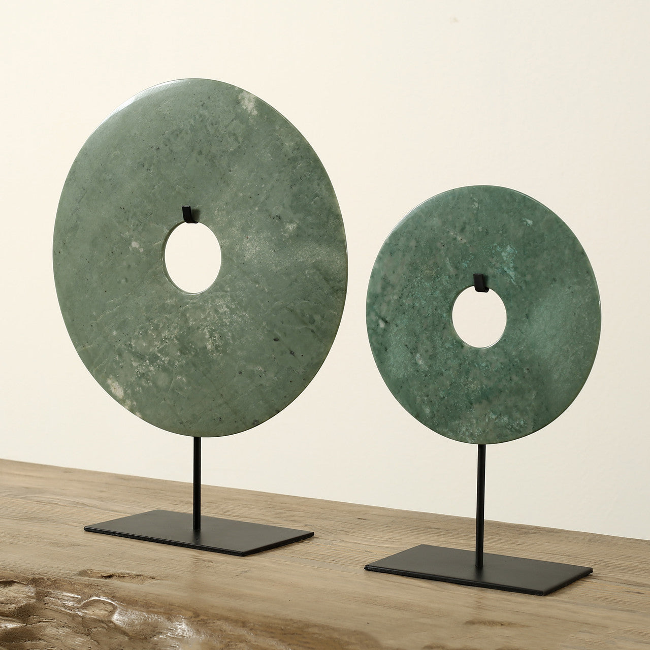 Marble Disk Statue with Stand image 5