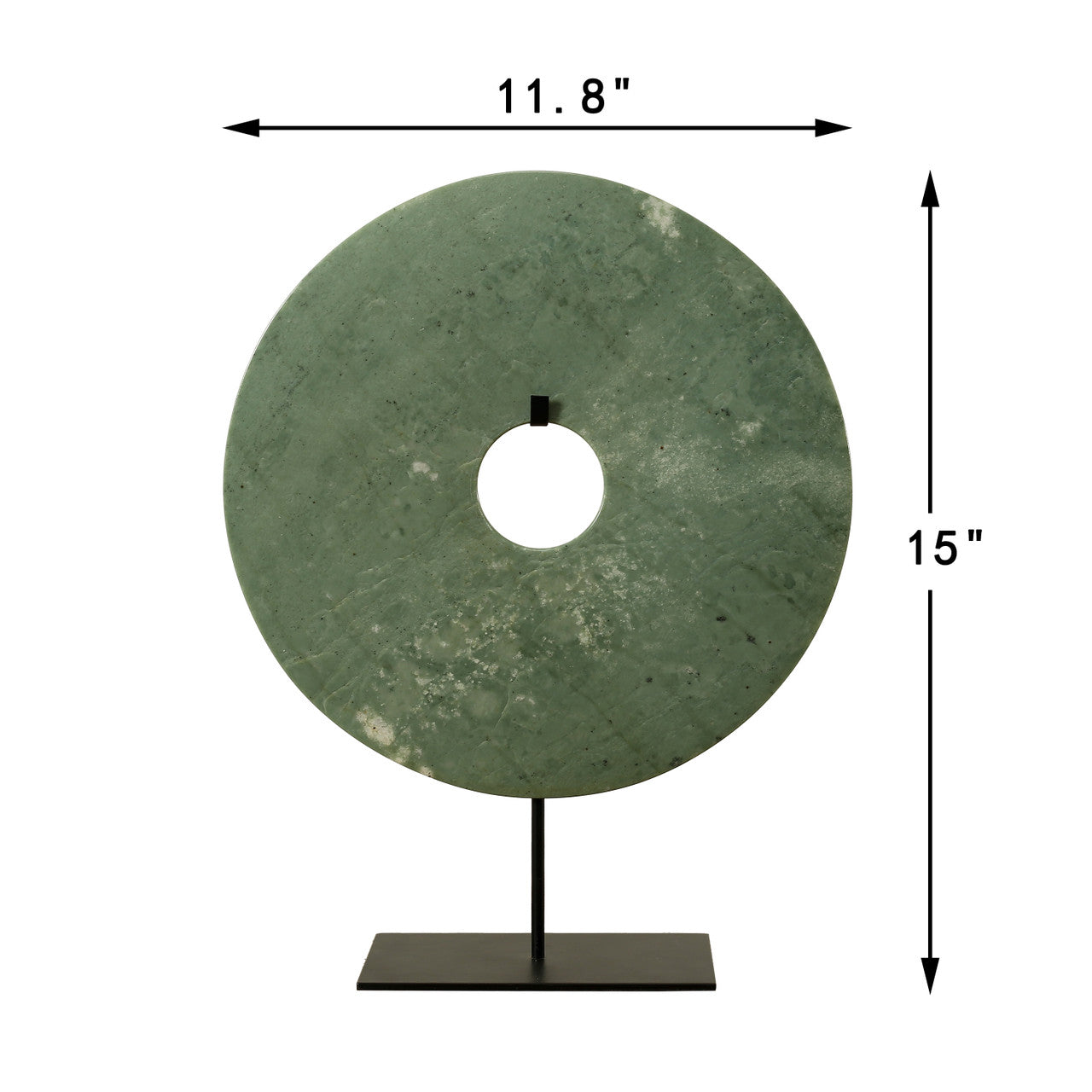 Marble Disk Statue with Stand image