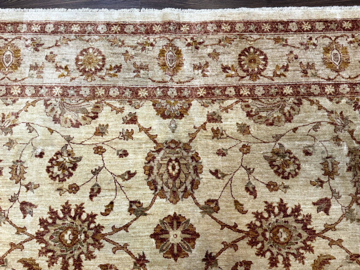 Pakistani Peshawar Rug 8x10, Pak Persian Traditional Oriental Carpet, Handmade, Wool, Allover Pattern - Jewel Rugs, view 4