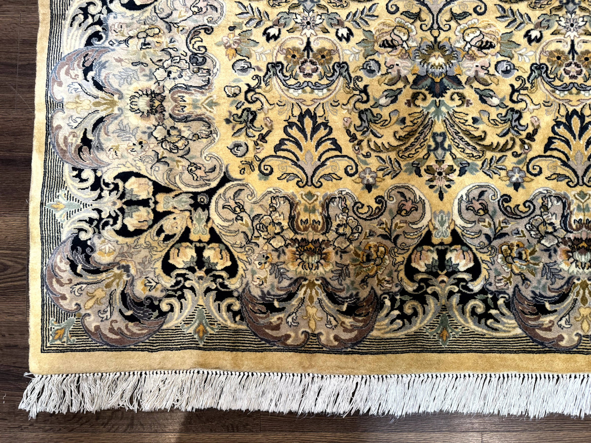 Pak Persian Rug 8x10, Allover Pattern, Fine 225 KPSI, Cream - Jewel Rugs, view 9