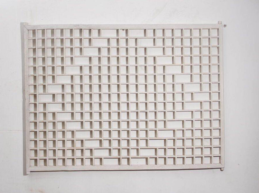 Antique Window Panel-Whitewash (size vary)