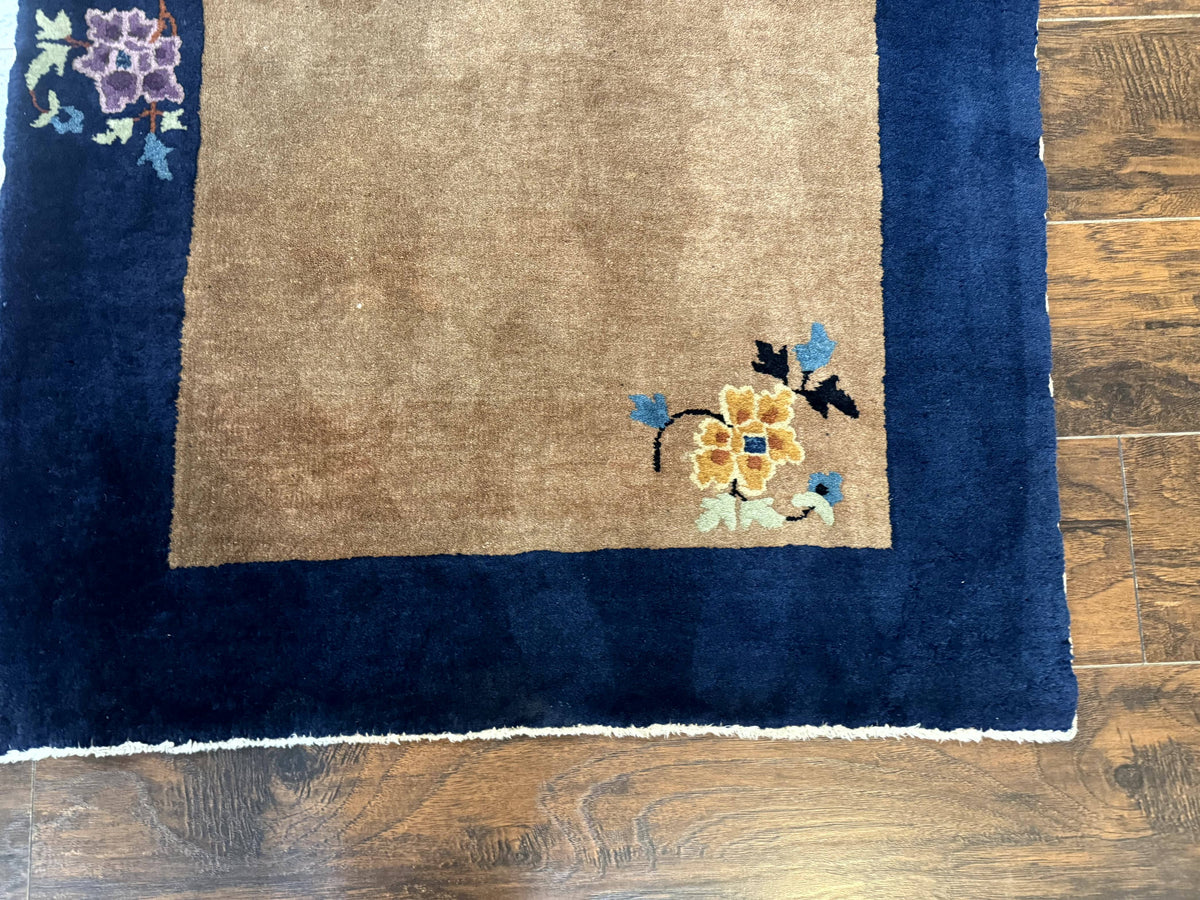 Chinese Rug 3x5, Antique Peking Art Deco Carpet, Simple Design - Jewel Rugs, view 9