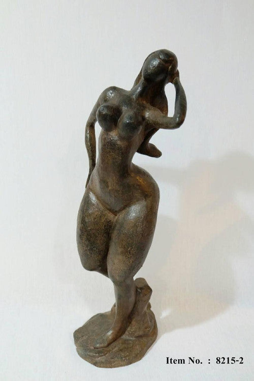 14.5" H Stylish Woman Statuette - Model Pose image 2