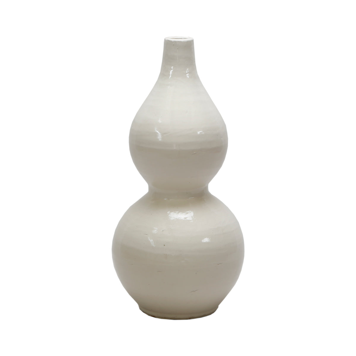 White Ceramic the Gourd Bottle
