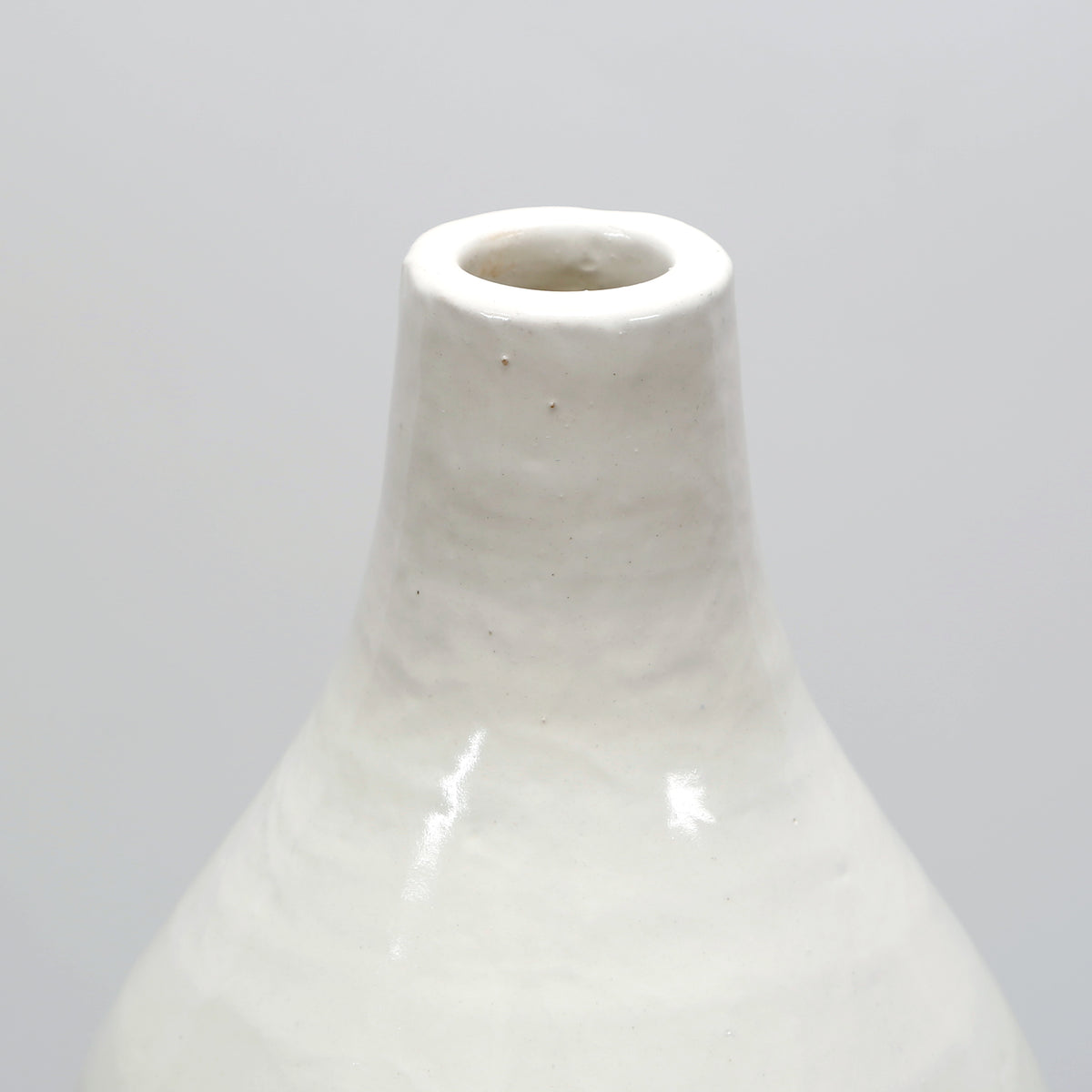 White Ceramic the Gourd Bottle