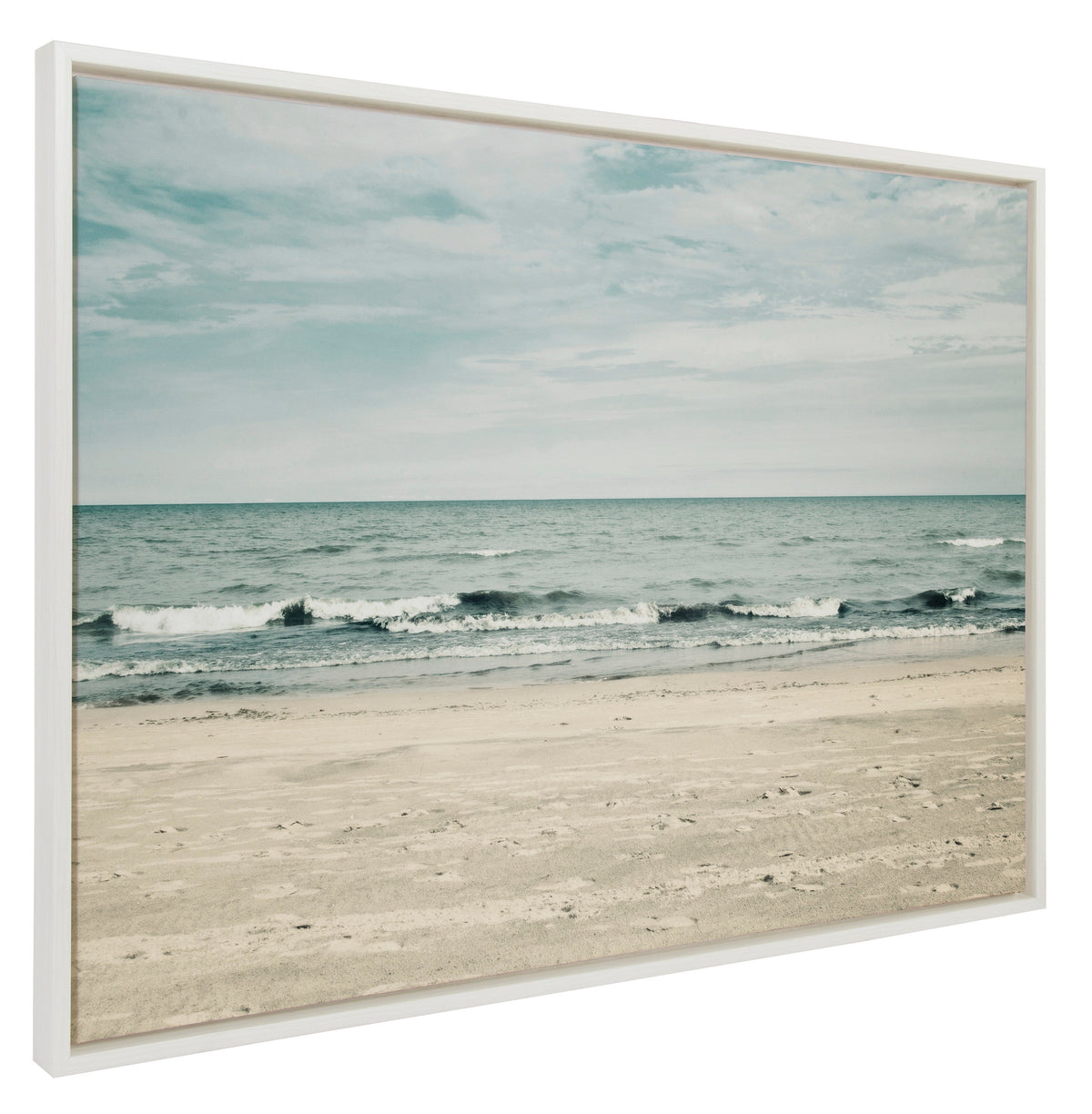 Sylvie Beach 2 Framed Canvas by Emiko and Mark Franzen of F2Images