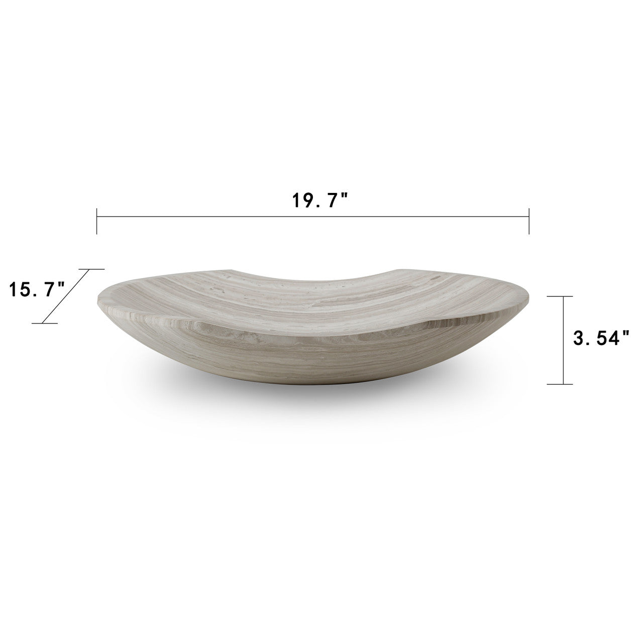 Serpeggiante Marble Tray