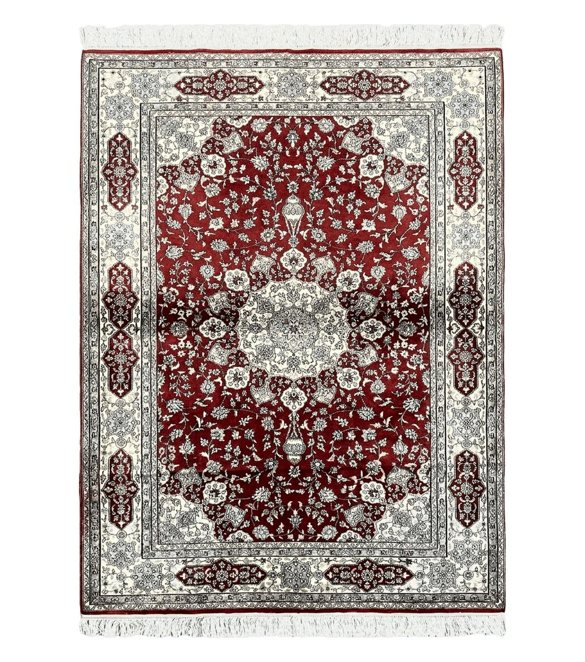 4' X 6' Vintage Fine Handmade Chinese Oriental Silk Rug 400 KPSI Wow - Jewel Rugs