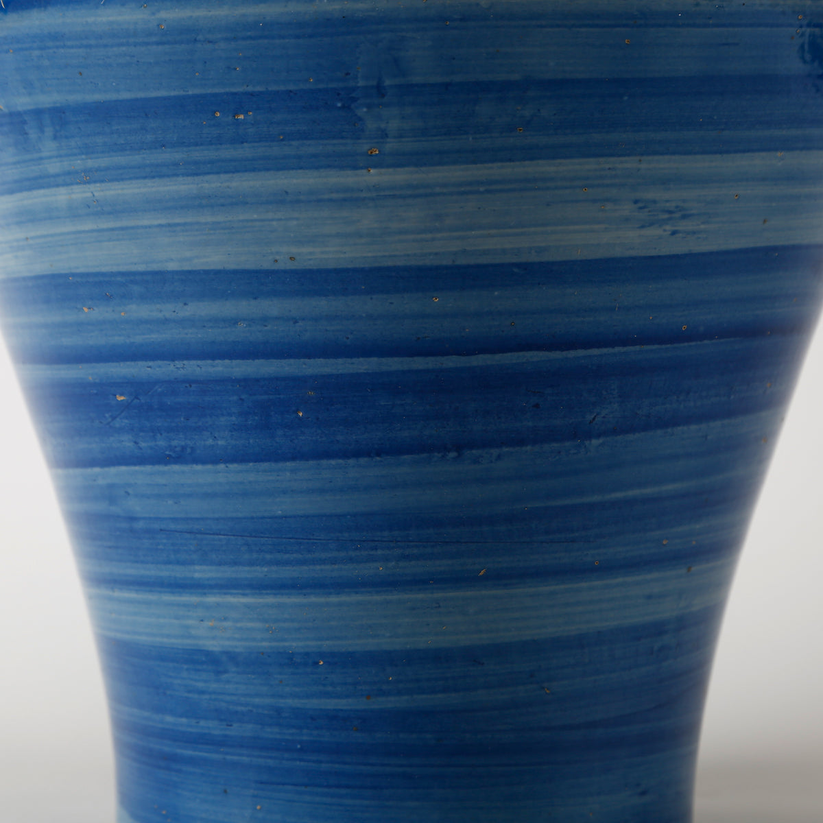 Sky Blue Jar Large Opening 15"H