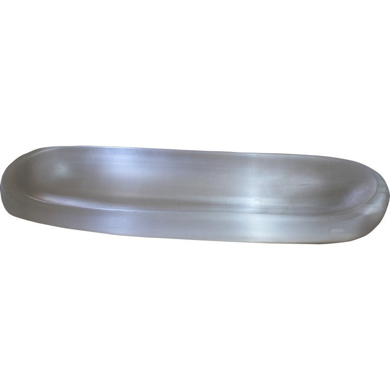Oval Selenite Plate Approx.16Lx5Dx2H image 3