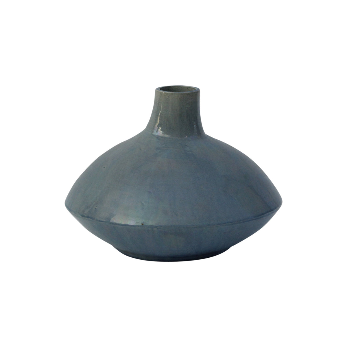 Green Vintage style Ceramic Vase Short(finish vary)