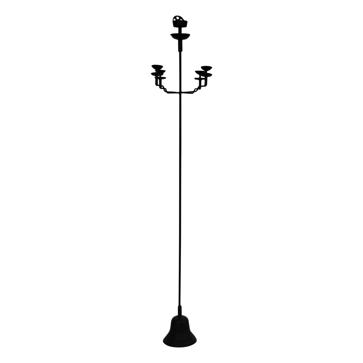 Rustic Iron Candle Holder - Ceremonial Style