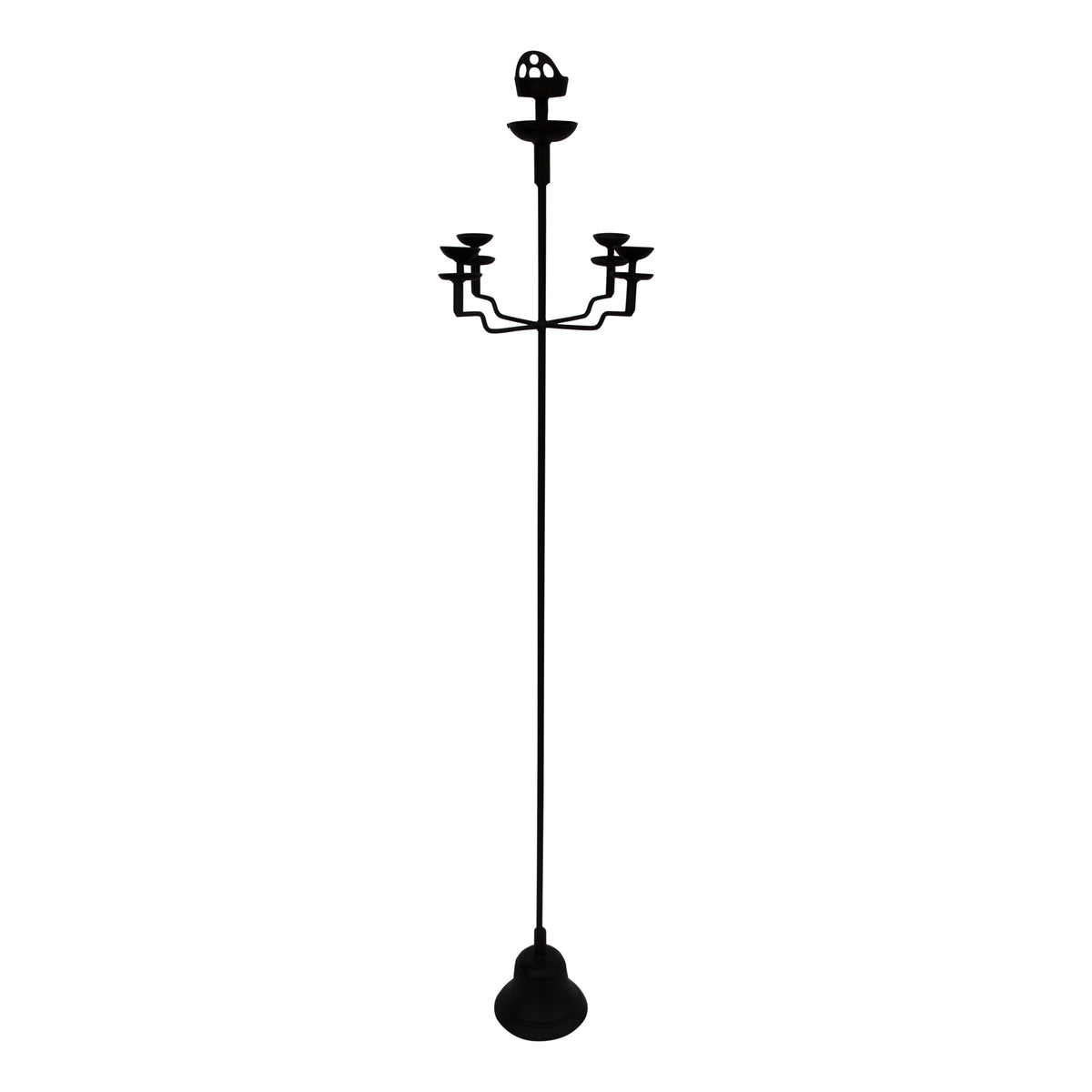 Rustic Iron Candle Holder - Ceremonial Style
