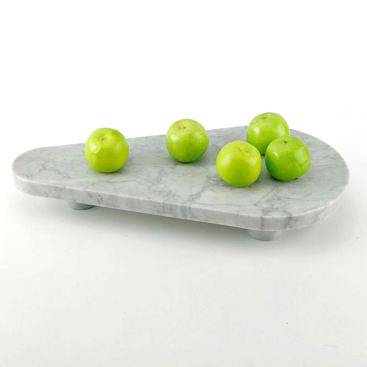 24" Laguna Marble Tray with Three Stand Large