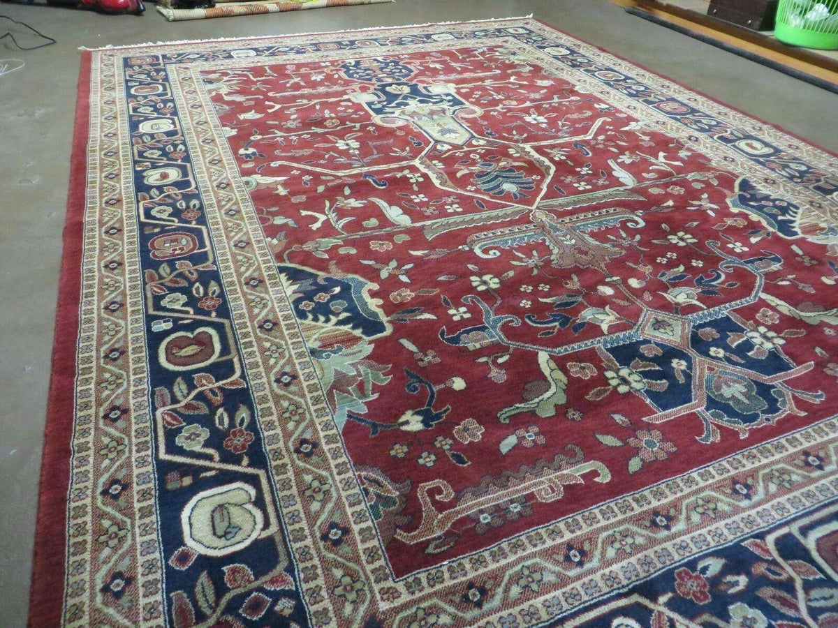 8' x 11' 7" Vintage Power Loomed Couristan European Wool Rug Belgium Forbes Nice - Jewel Rugs, view 2