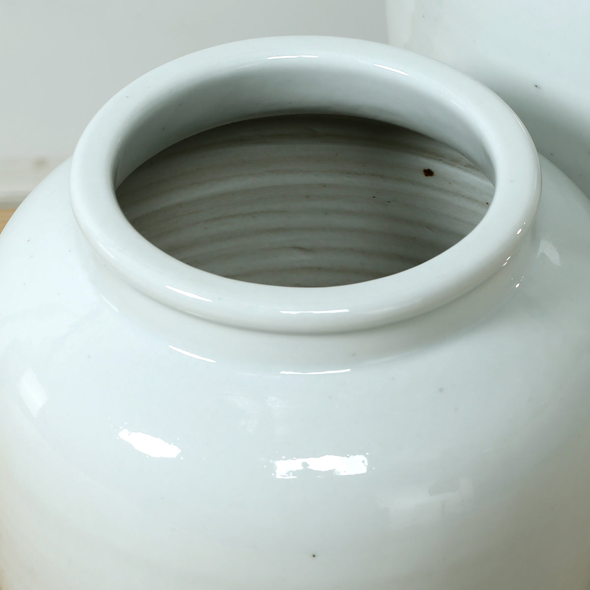 10" High Clara Vase with Unglazed Base