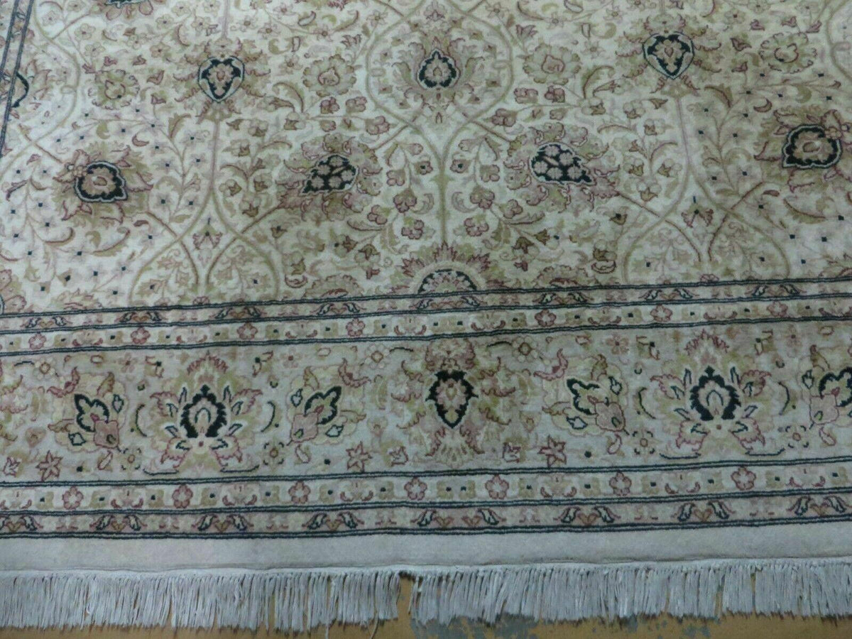 6' X 9' Vintage Fine Handmade Pakistan Oriental Floral Wool Rug Carpet Nice - Jewel Rugs, view 5
