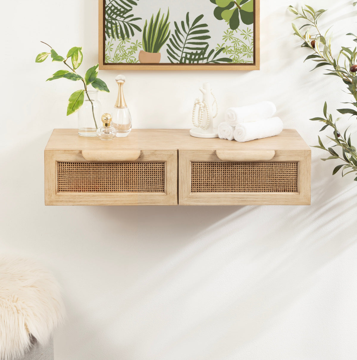 Ori Floating Console Rattan