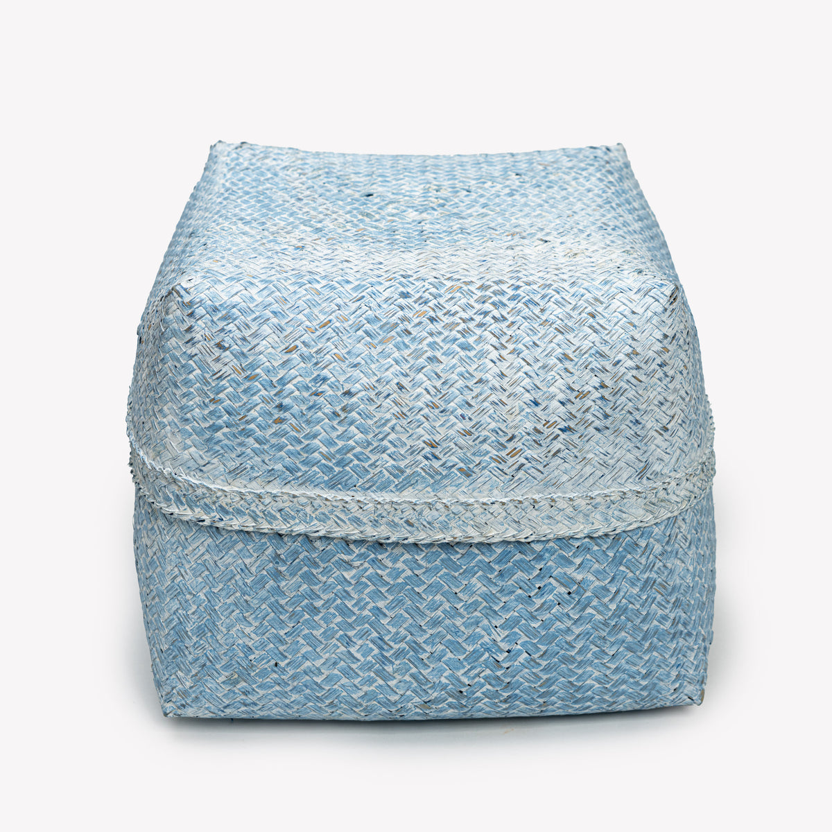 Bamboo box weathered blue14x14