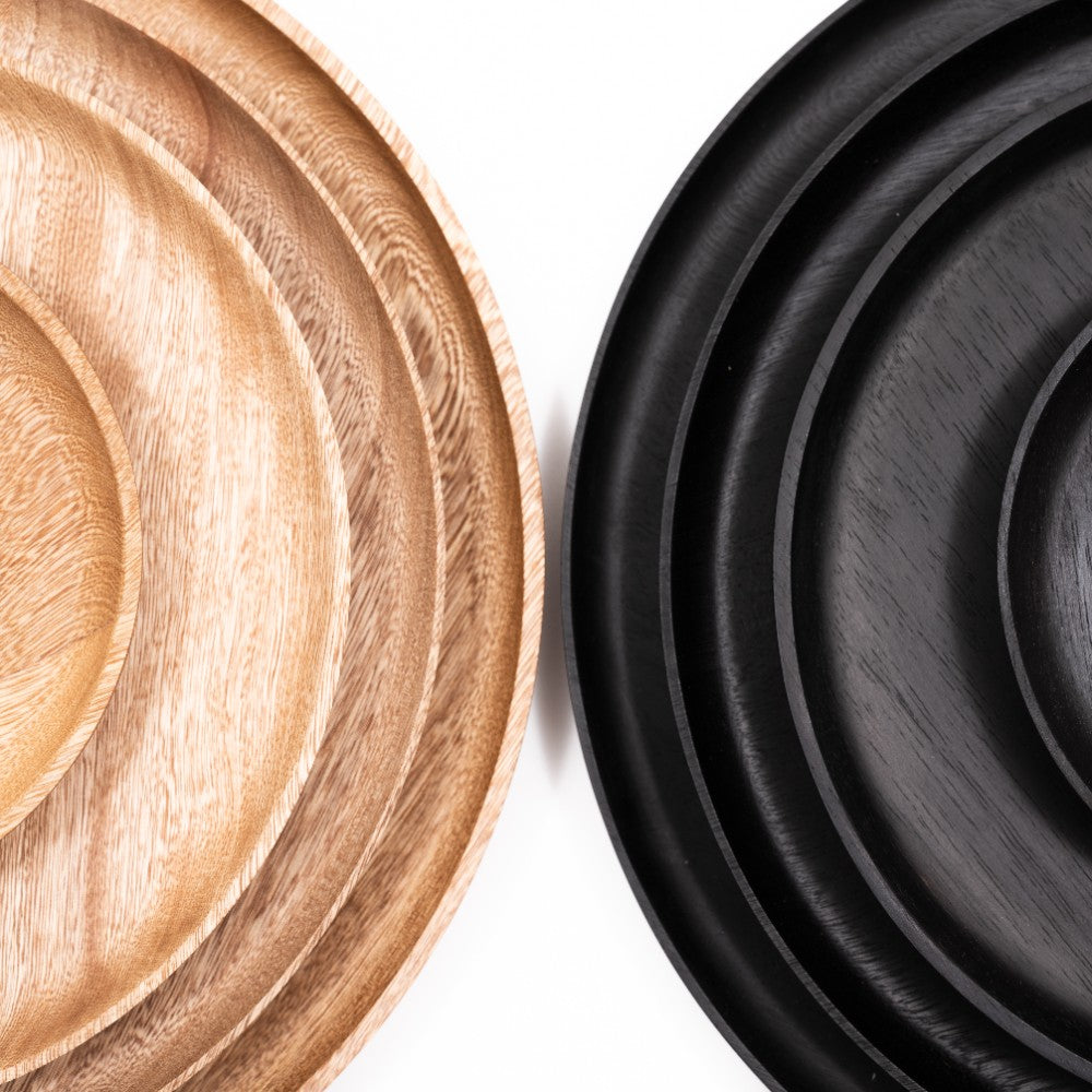 Rosa Morada Wooden Base Platter - Chechen Wood Design