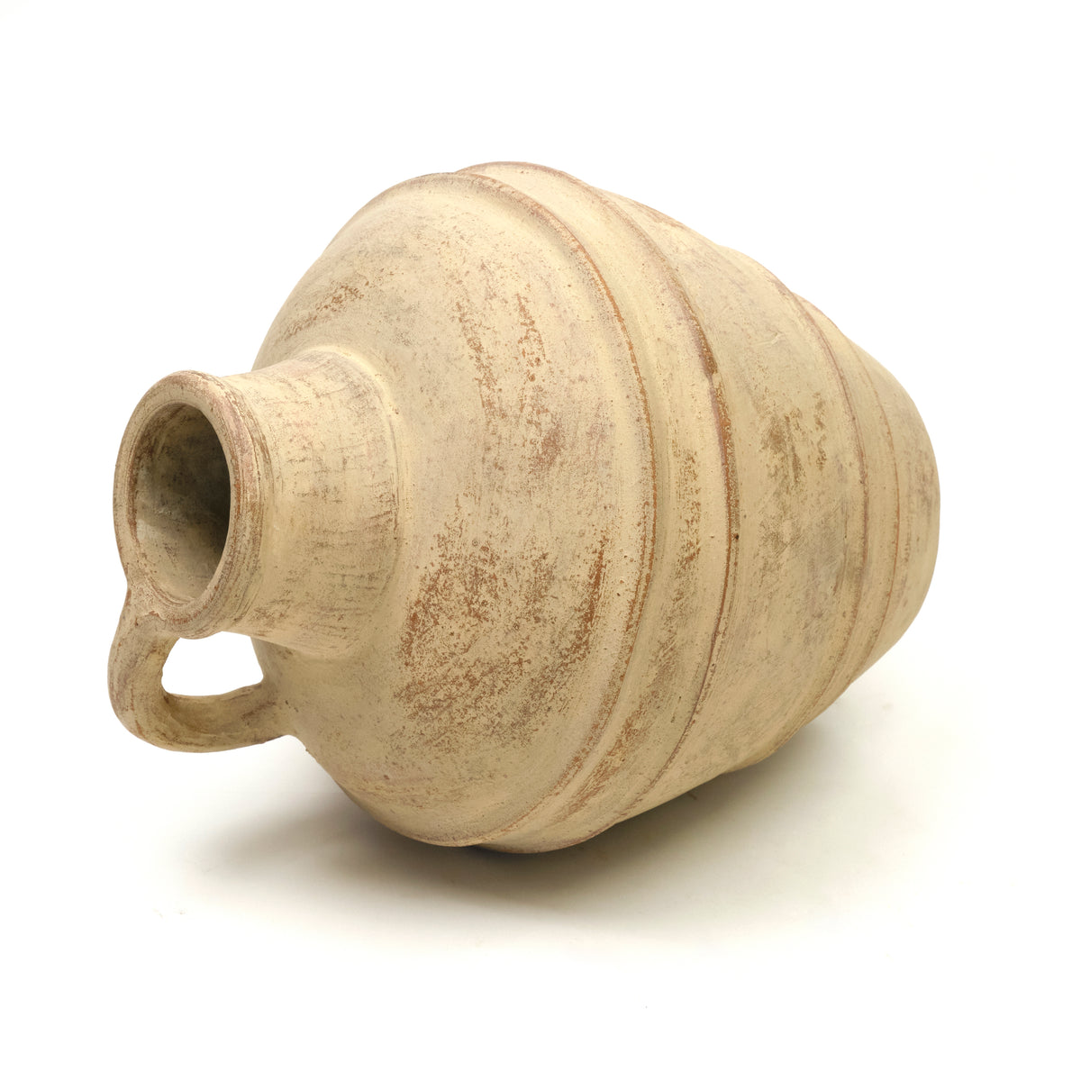 22" Clay Bottle with Handle Vintage Finish