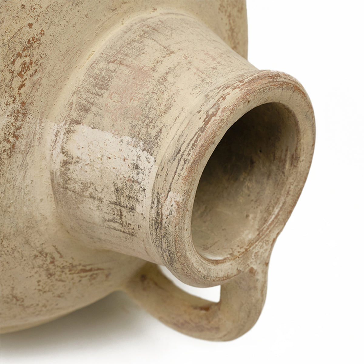 22" Clay Bottle with Handle Vintage Finish