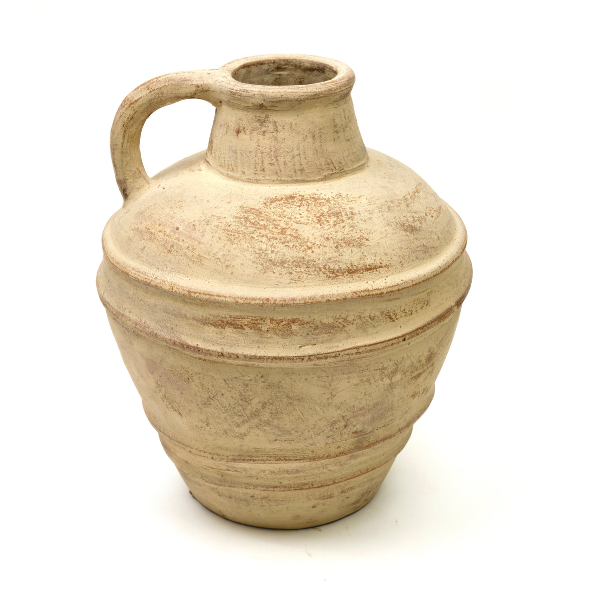 22" Clay Bottle with Handle Vintage Finish