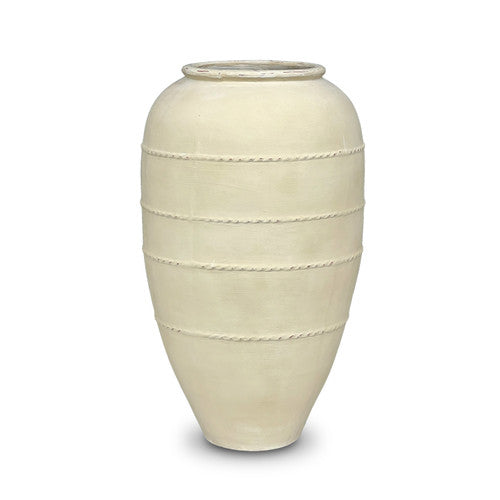 Approx. 22" High Terracotta Planter Warm Soil Tone image 2