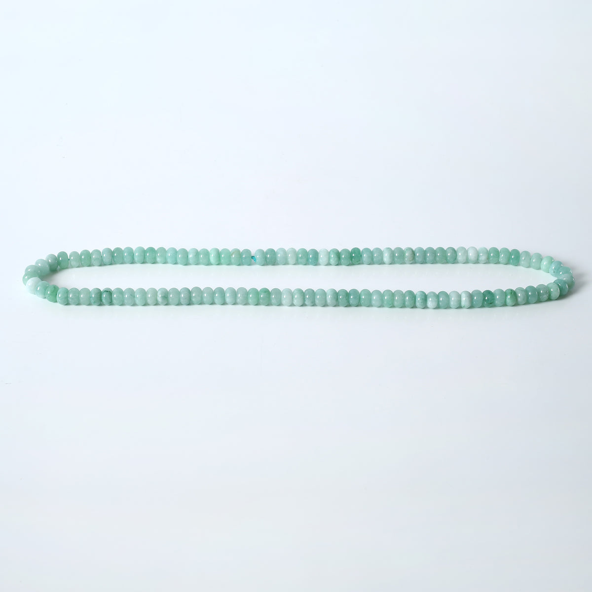 Approx. 16" Long Marble Beads Soft Green