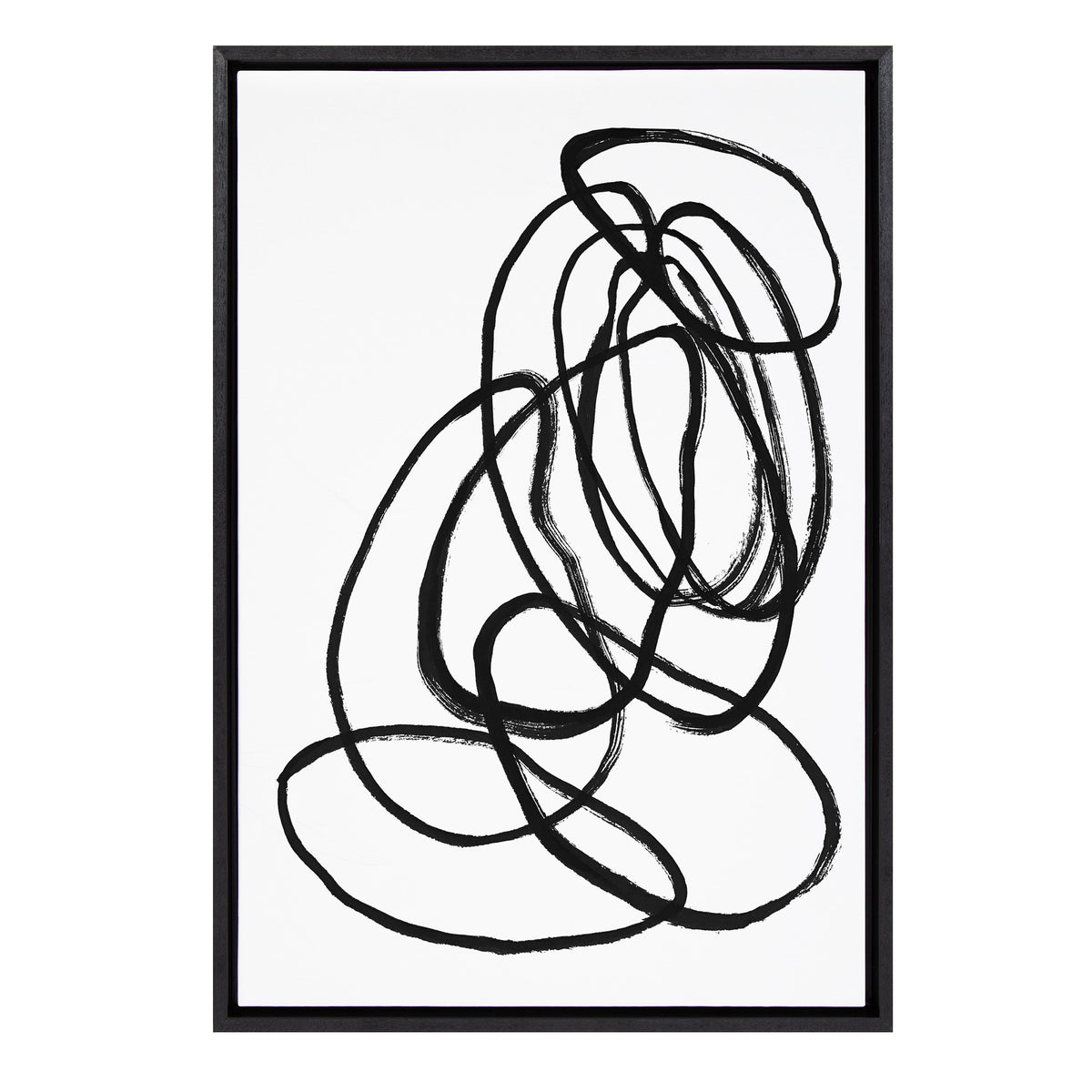 Sylvie Ring of Light 2 Framed Canvas by Nikki Chu