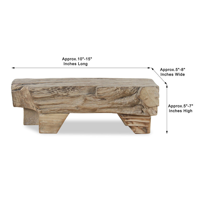 Wood Riser Approx. 10-15 Inches Wide and 6 Inches High (Size Vary no two are the same) image 3