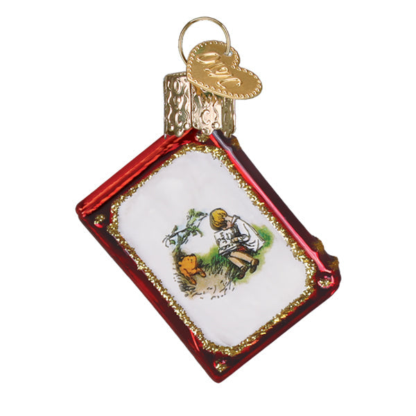 Mini Winnie-The-Pooh Book Ornament