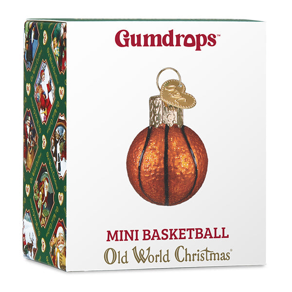 Mini Basketball Ornament