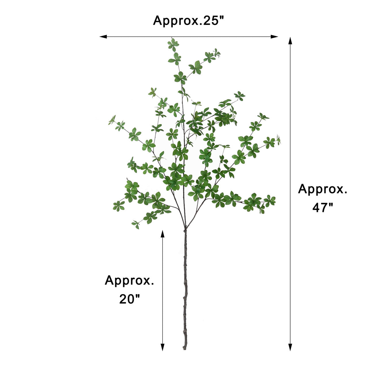 Approx. 75" High 12" Wide Artificial Green Branch image