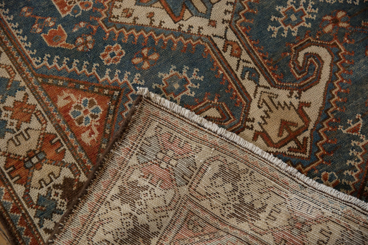 4x14 Vintage Distressed Hamadan Rug Runner