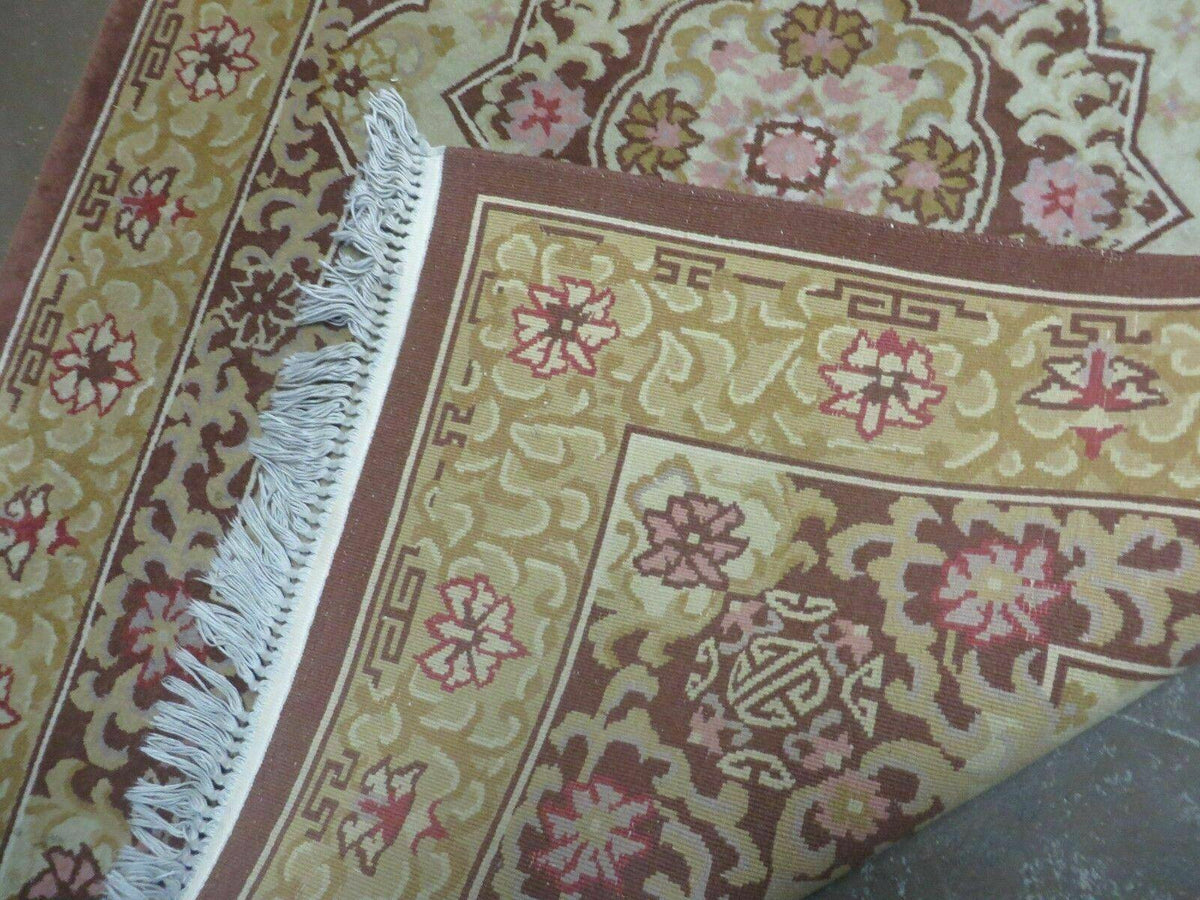 Vintage Chinese Wool Rug 4x6 - Jewel Rugs, view 10