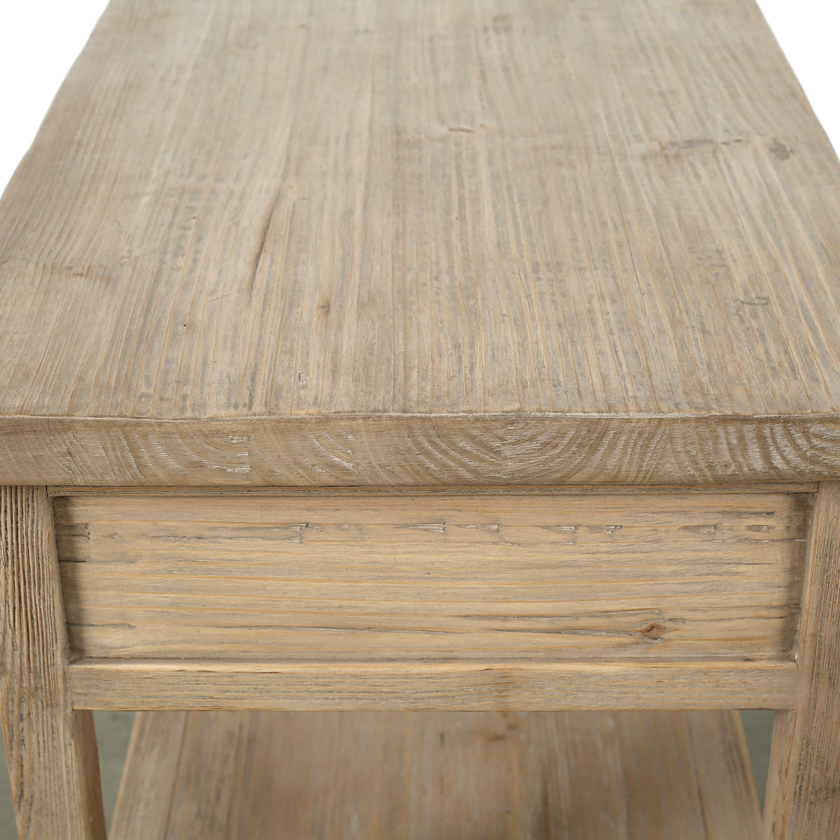 One Drawer Side Table Weathered Natural 28x20x30H