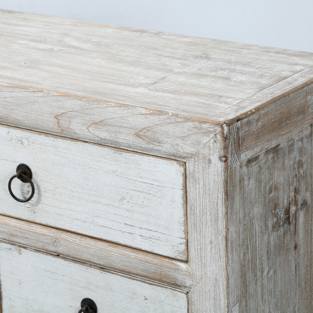 Amalfi Two Tones Chest of Drawers Antique off white 63x18x35