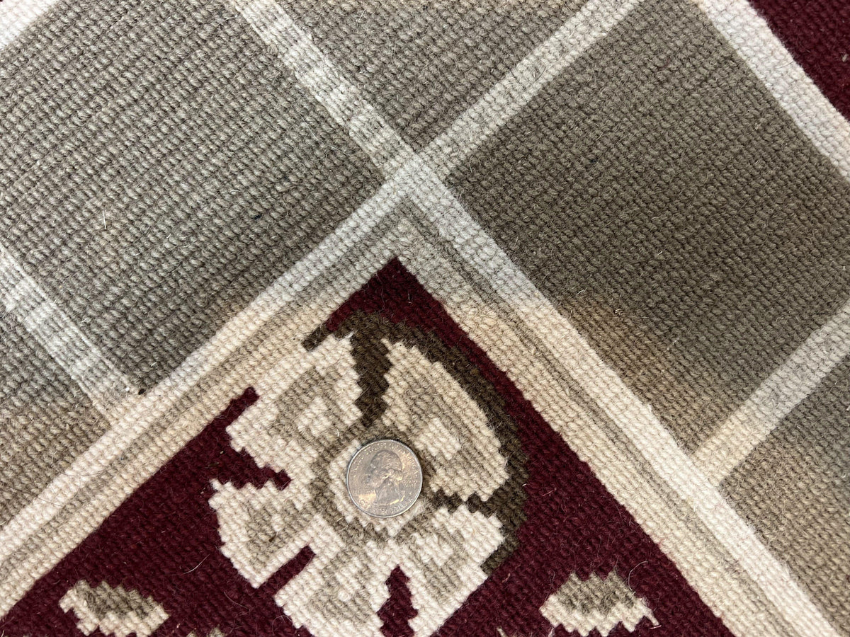 Indo Tibetan Rug 10x14, Nepali Carpet, Large Soft Wool Area Rug, Olive Tan Maroon, Contemporary Rug 10 x 14 ft Living Room Rug, Handmade Rug - Jewel Rugs, view 10