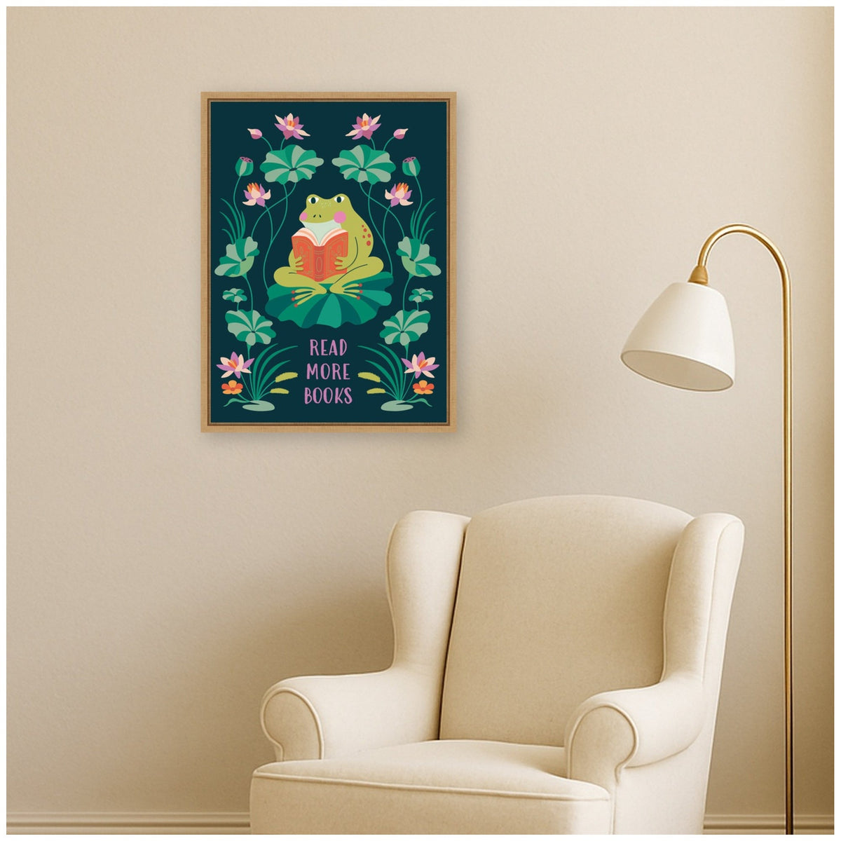 Read More Books by Rachel Lee 3 Birdies Studio Framed Canvas Wall Art Print