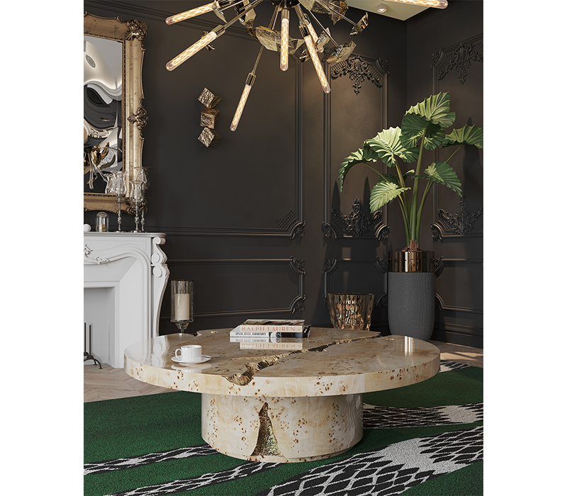 Empire Poplar Root Center Table image 5