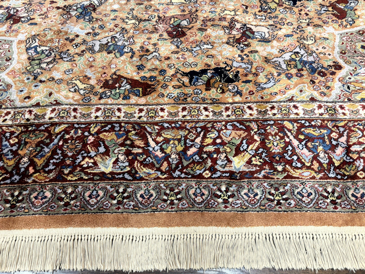 Karastan Rug 10x14 - Persian Hunting  #723 - Wool Pile, Vintage - Jewel Rugs, view 6