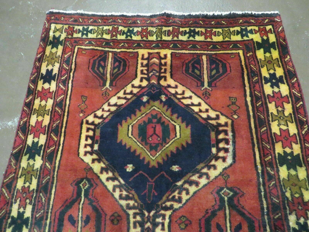 3' 4"X 7' Antique Handmade Turkish Wool Rug Organic #101 - Jewel Rugs, view 4