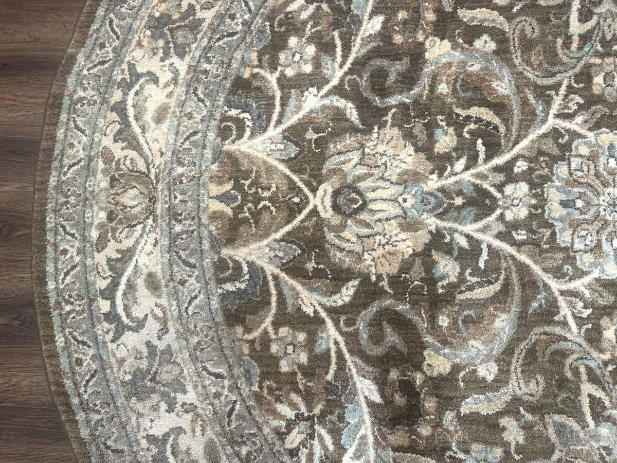 Round Karastan Rug 8x8 ft, Euphoria New Bridge Karastan Rug, Indo Mahal Design - Jewel Rugs, view 6