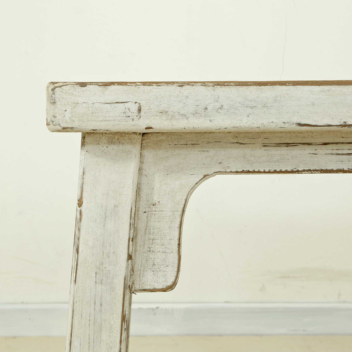 Amalfi Two Tones Side Table Antique Off White 22x22x24H